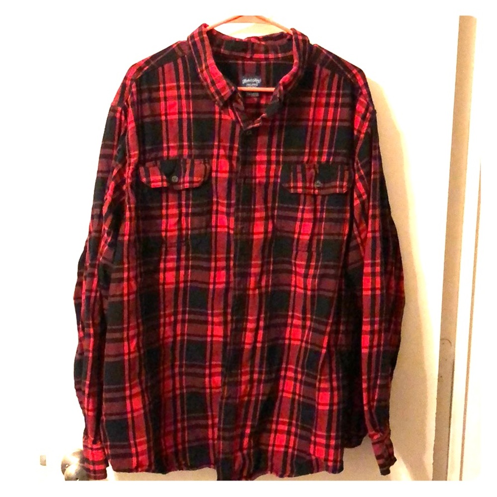 Black and red shirt